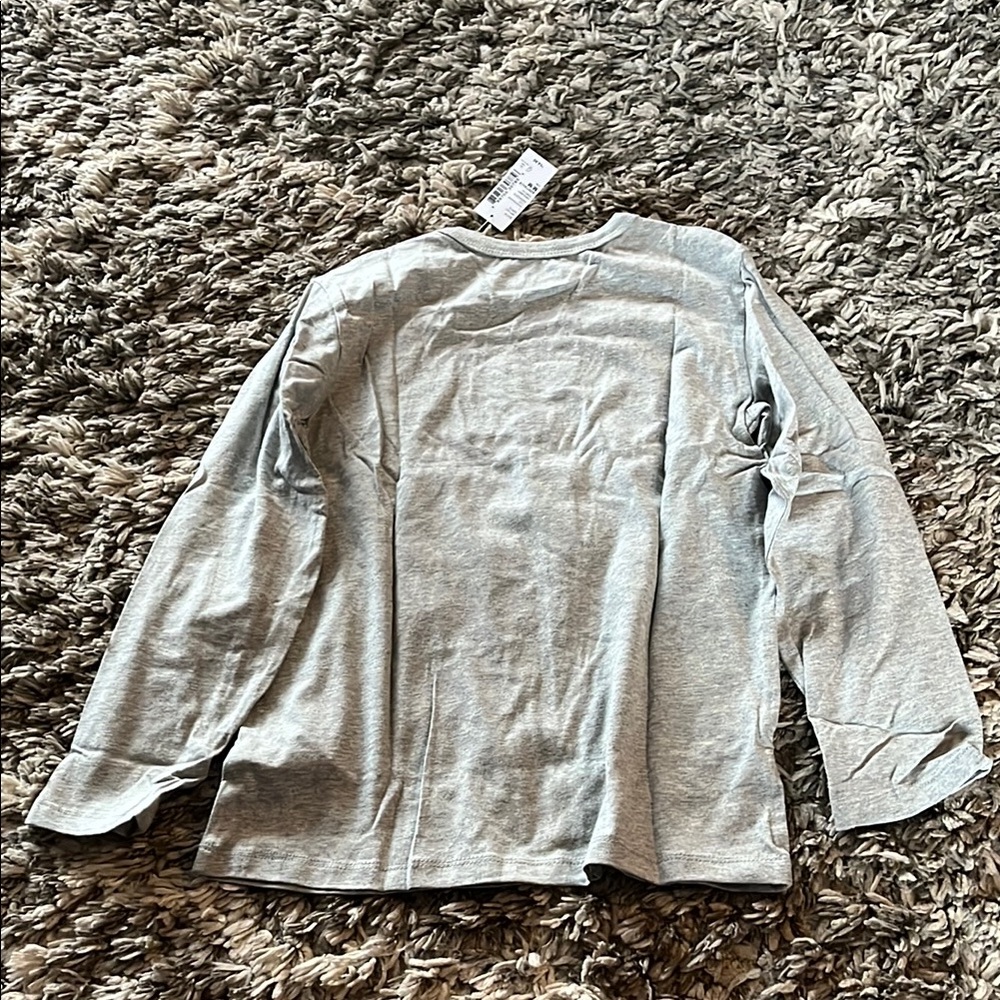 Children’s Place Kids’ Long Sleeve Gray Shirt - Picture 5 of 5